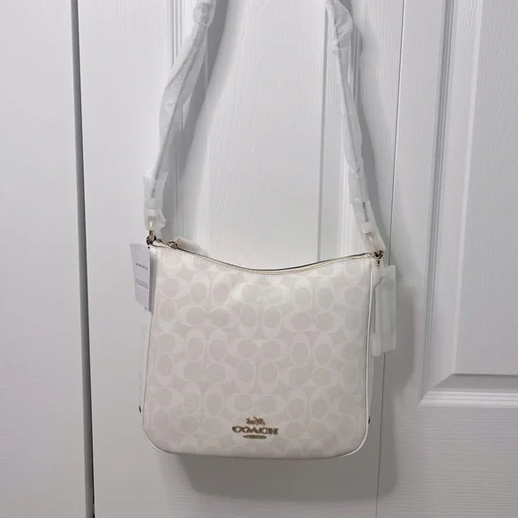 COACH Ellie File Bag In Signature Canvas - Picture 5 of 8